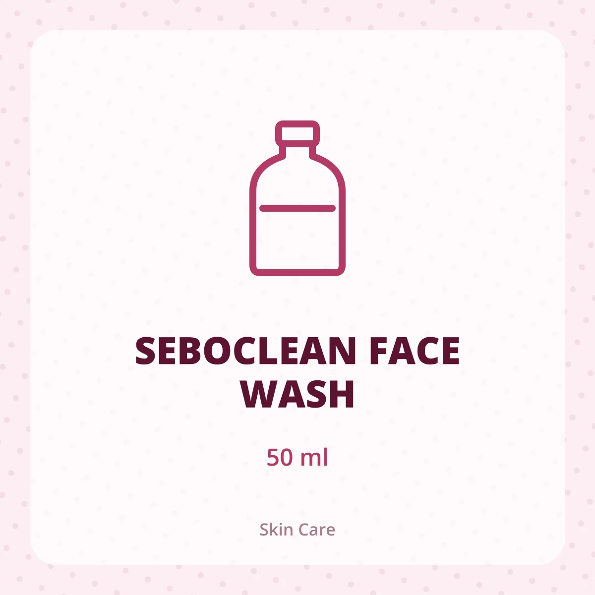 SEBOCLEAN FACE WASH 1X50ML
