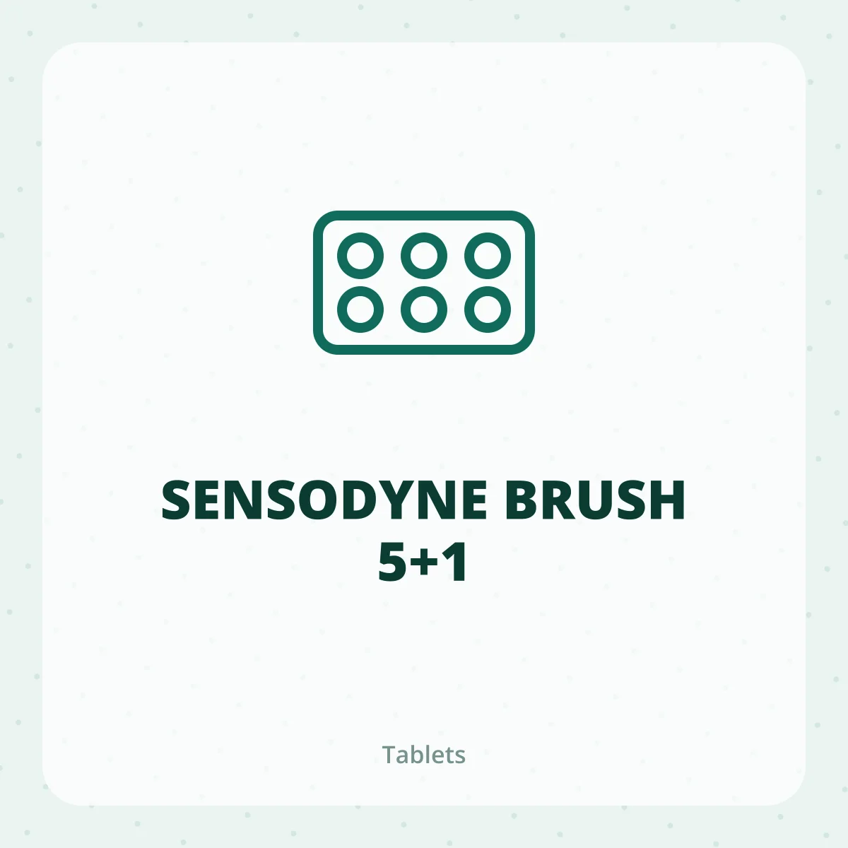 SENSODYNE BRUSH 5+1