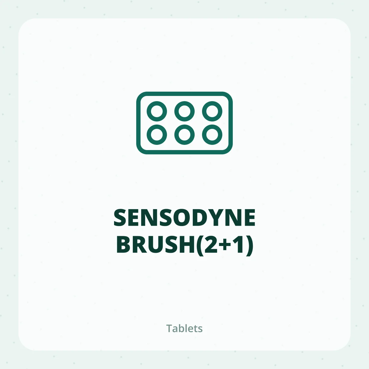 SENSODYNE BRUSH(2+1) 1X1