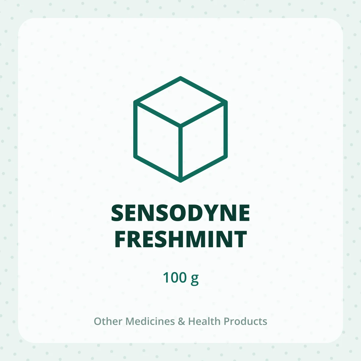 SENSODYNE FRESHMINT 1X100GM