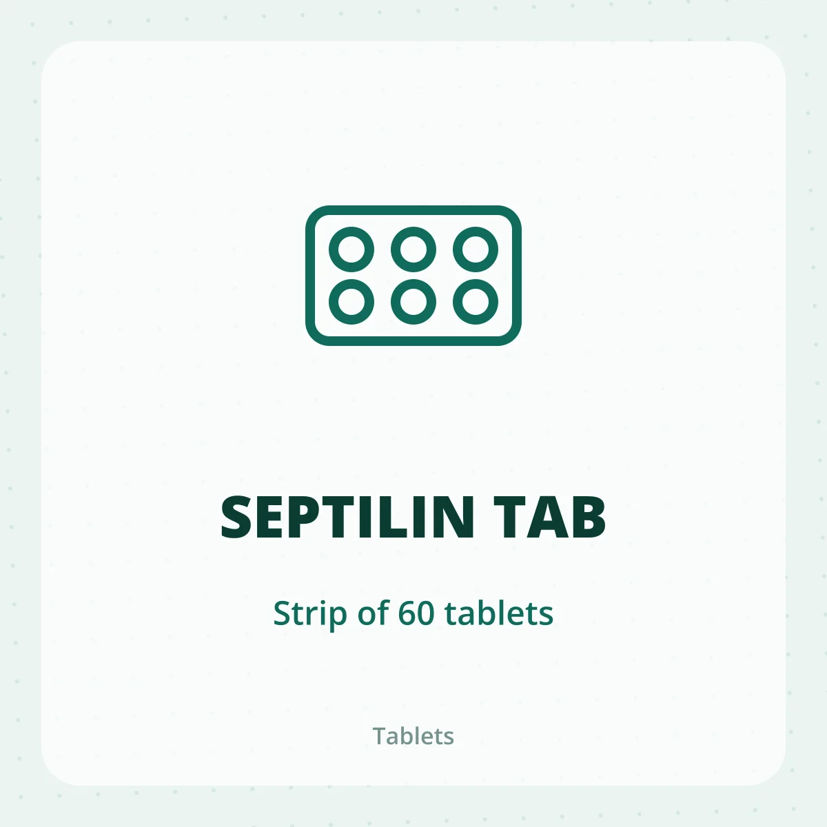 SEPTILIN TAB 1X60