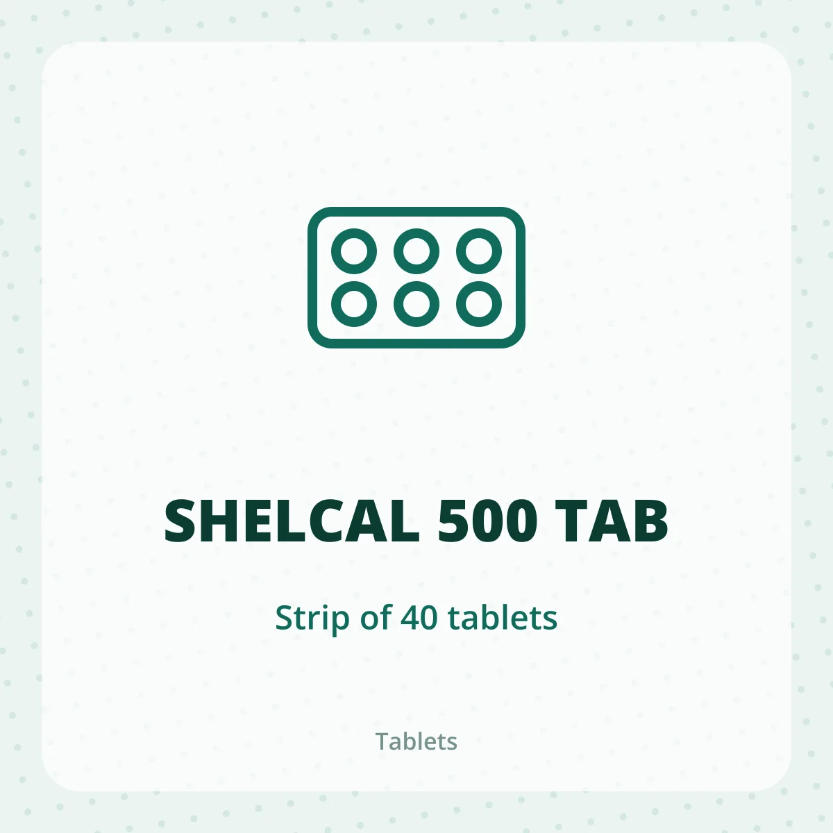 SHELCAL 500 TAB 1X40