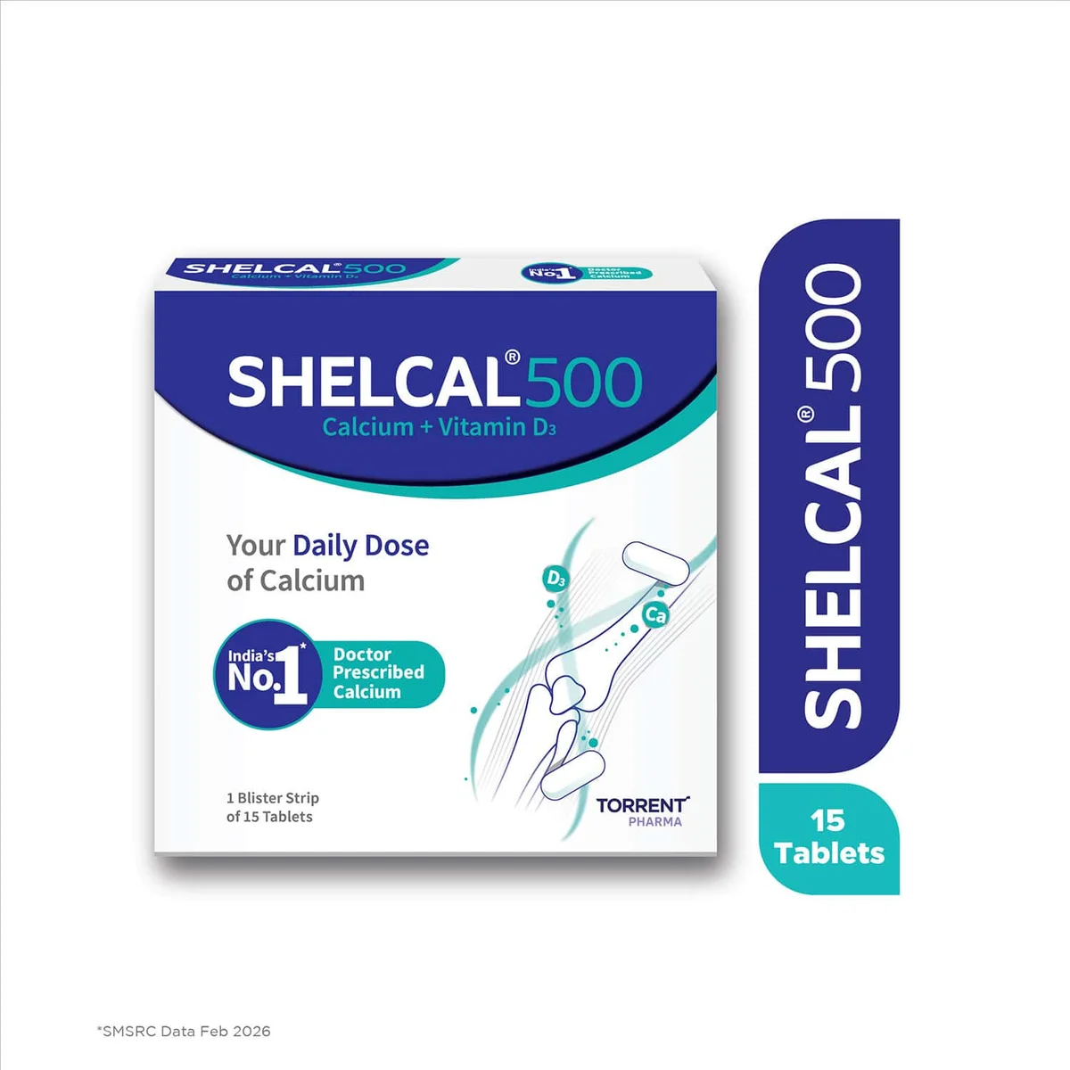 SHELCAL-500MG TAB 1X15