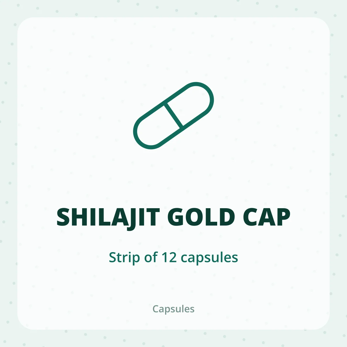 SHILAJIT GOLD CAP 1X12