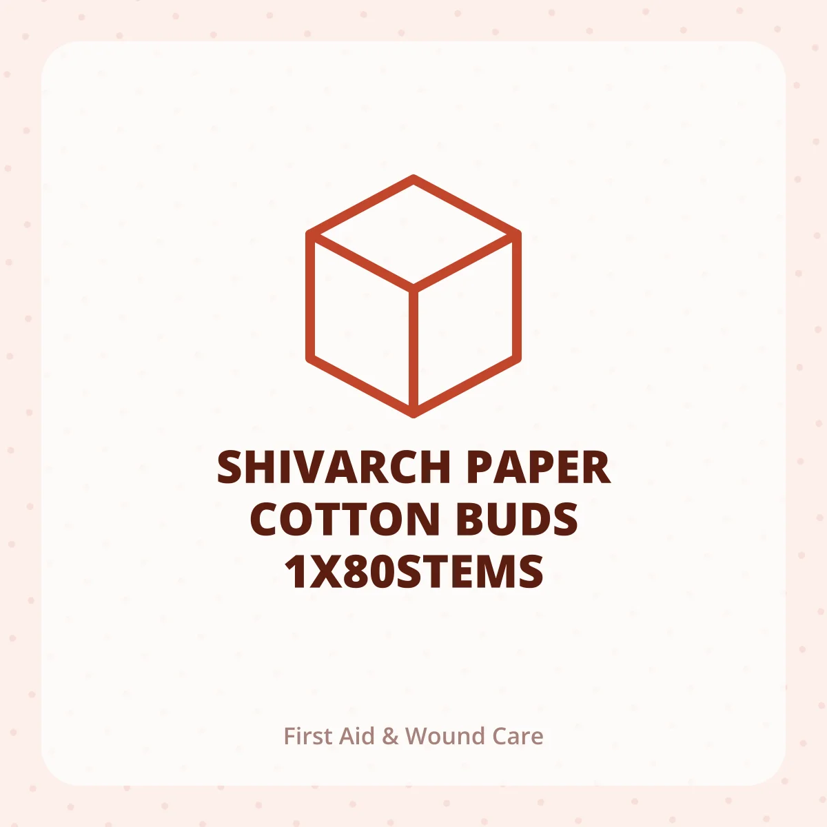 SHIVARCH PAPER COTTON BUDS 1X80STEMS