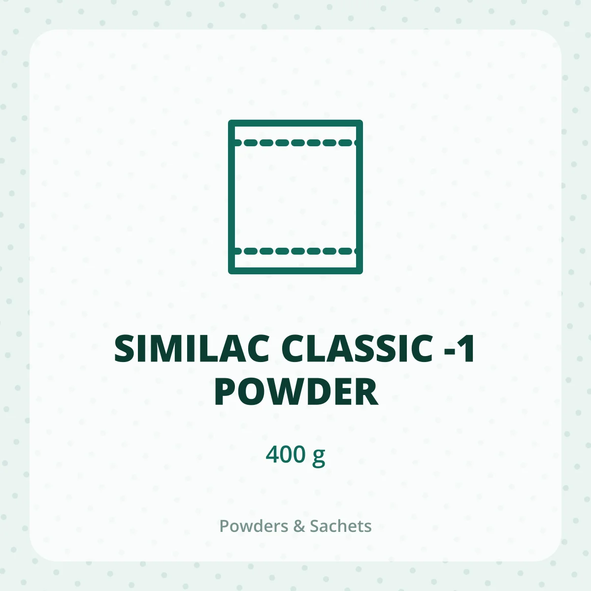 SIMILAC CLASSIC -1 POWDER 1X400GM