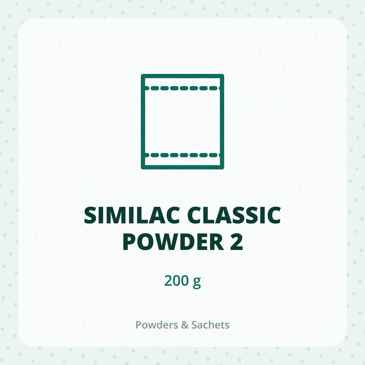 SIMILAC CLASSIC POWDER 2 1X200G