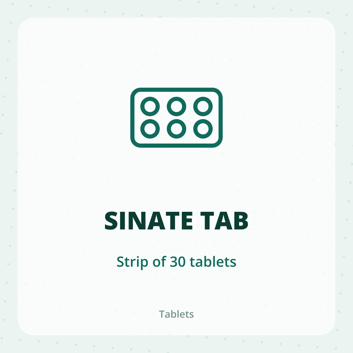 SINATE TAB 1X30