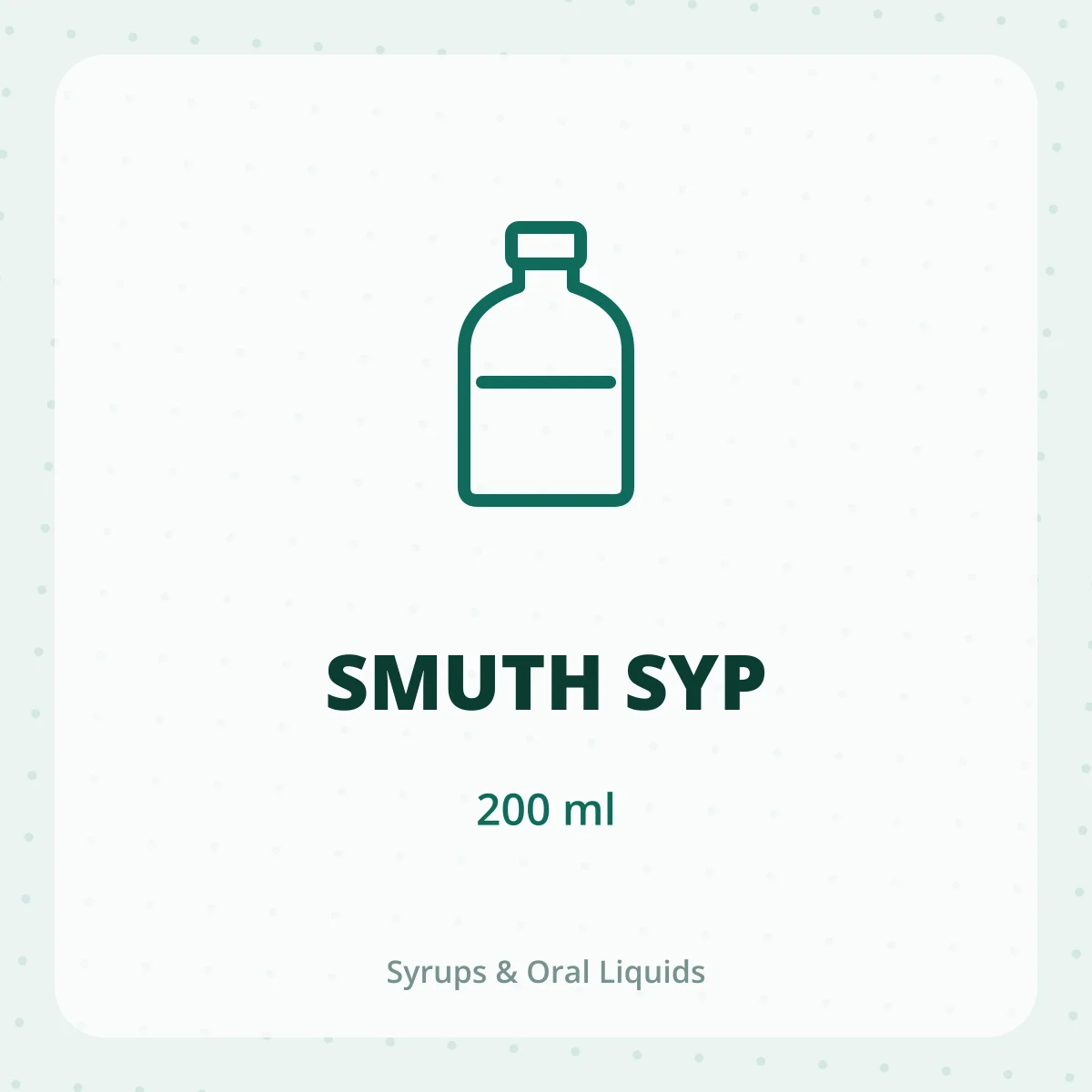 SMUTH SYP 1X200ML