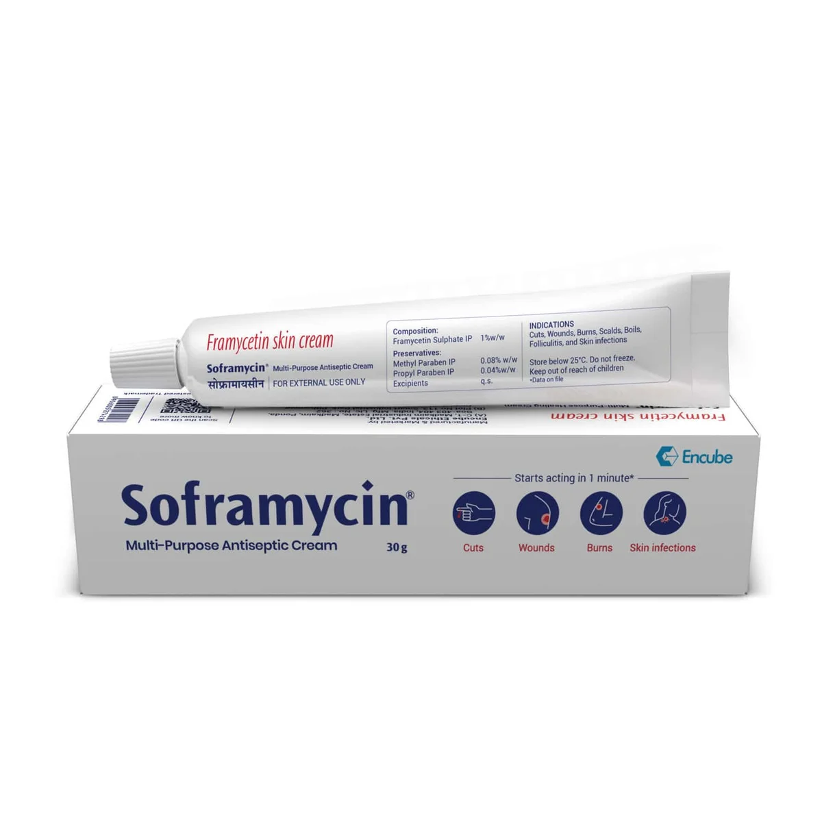 SOFRAMYCIN SKIN CREAM 1X30G