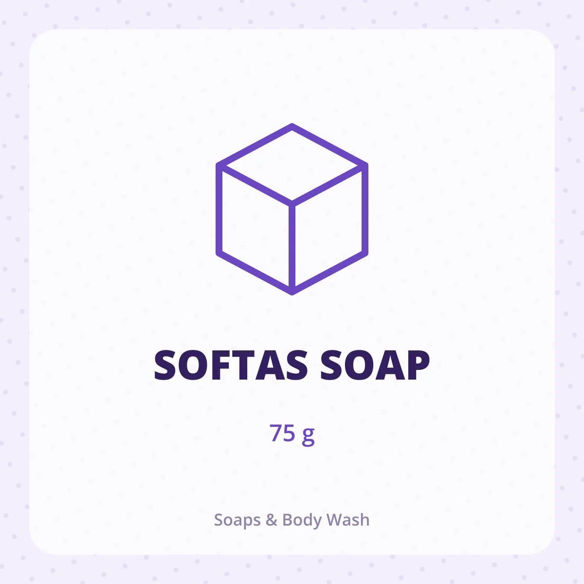 SOFTAS SOAP 1X75G