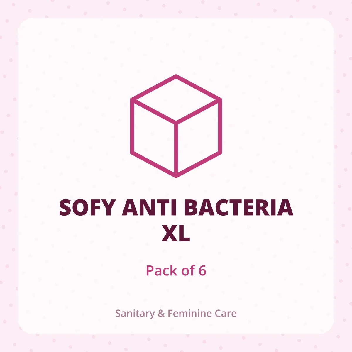 SOFY ANTI BACTERIA XL 1X6