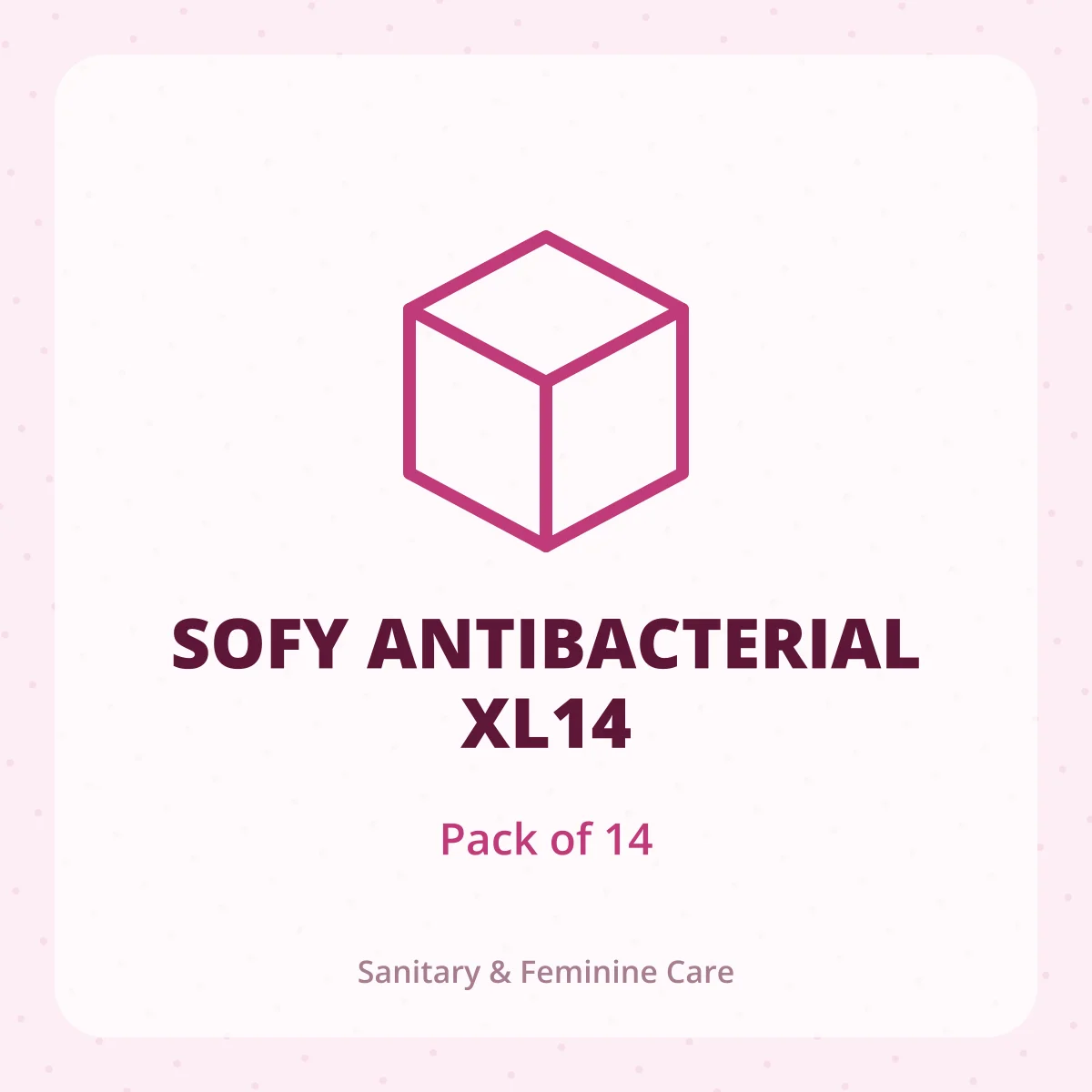 SOFY ANTIBACTERIAL XL14 1*14