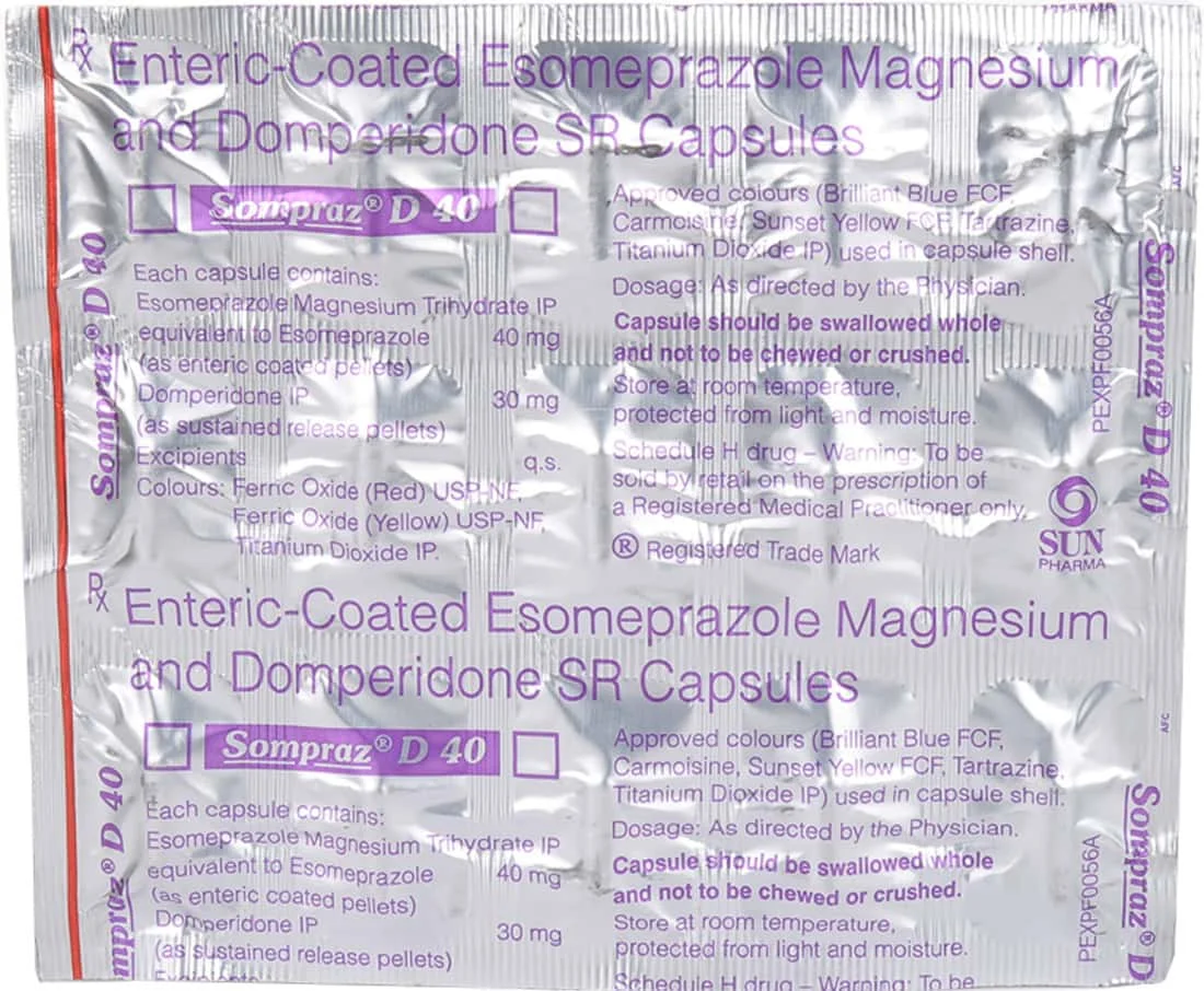 SOMPRAZ D40 CAP 1X15