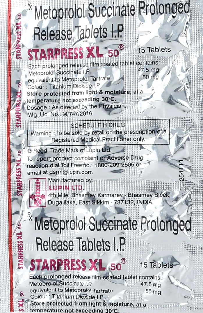 STARPRESS XL-50MG TAB 1X15