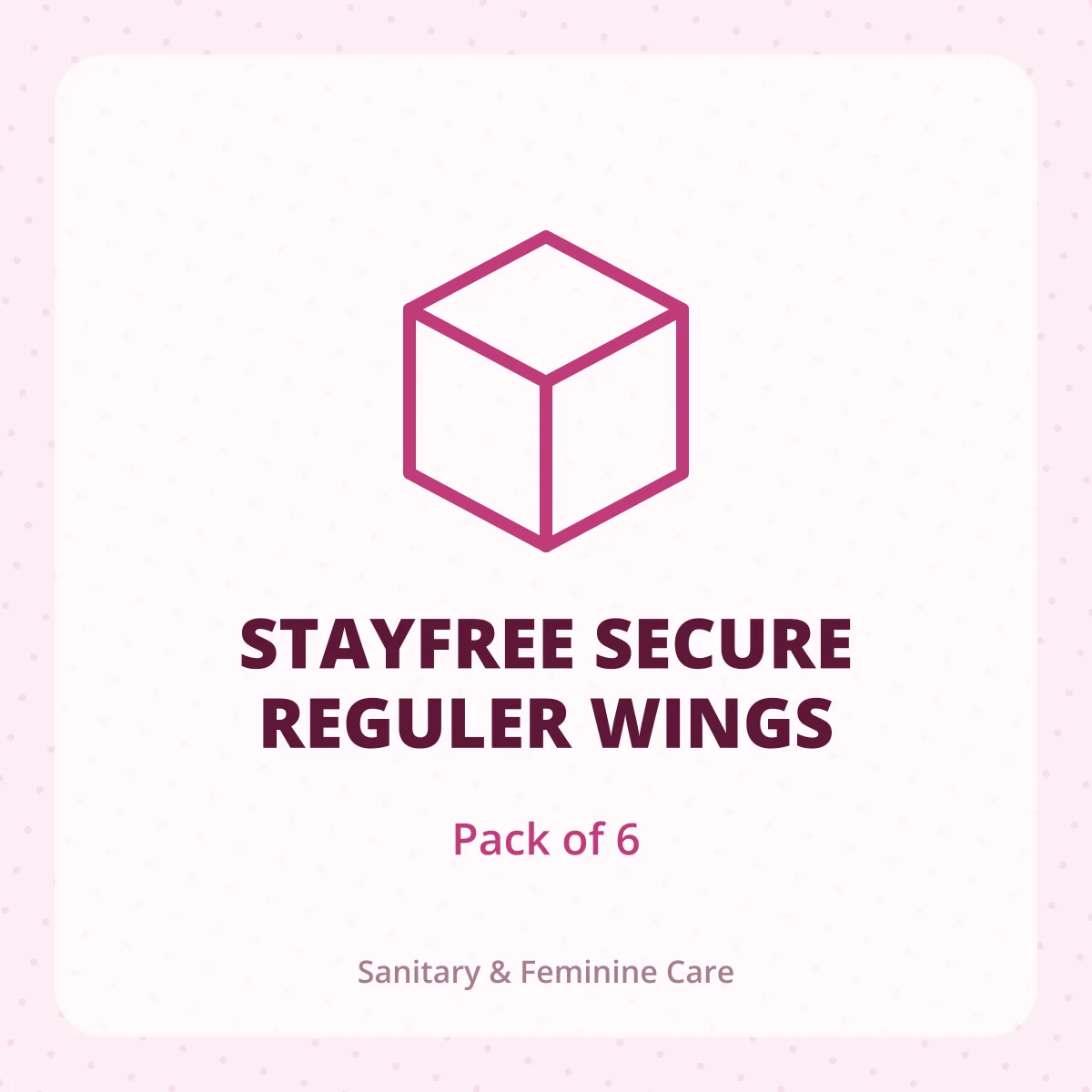 STAYFREE SECURE REGULER WINGS 1X6