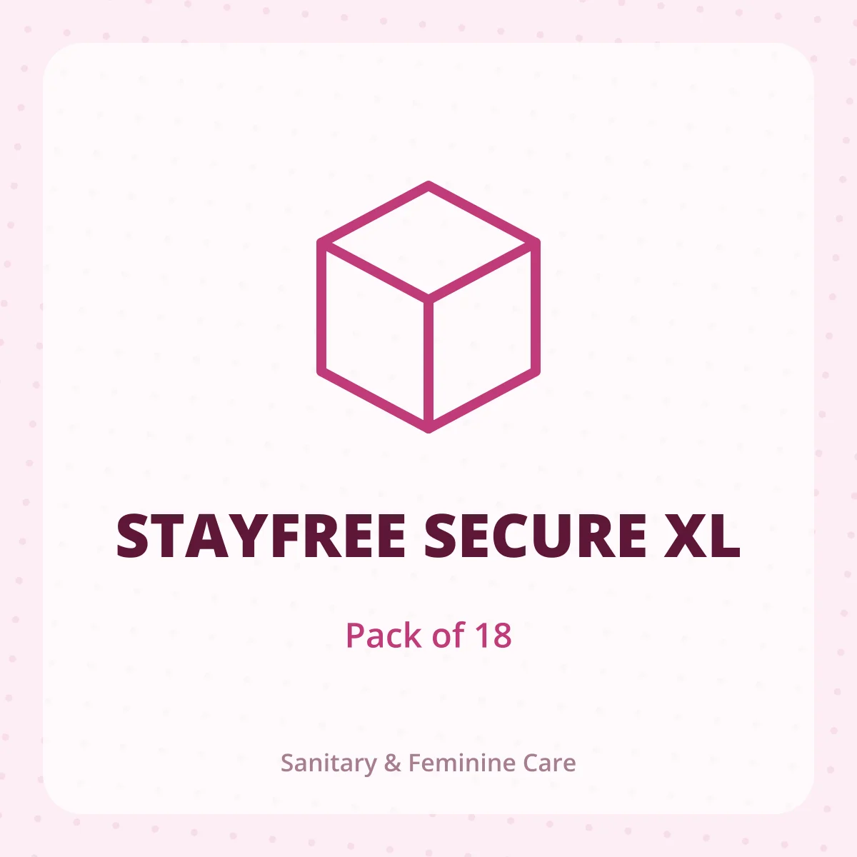STAYFREE SECURE XL 1X18