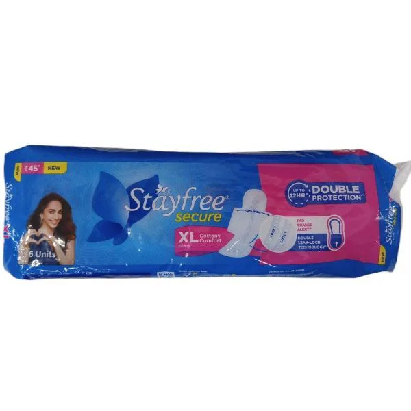 STAYFREE SECURE XL COTTONY 1X6