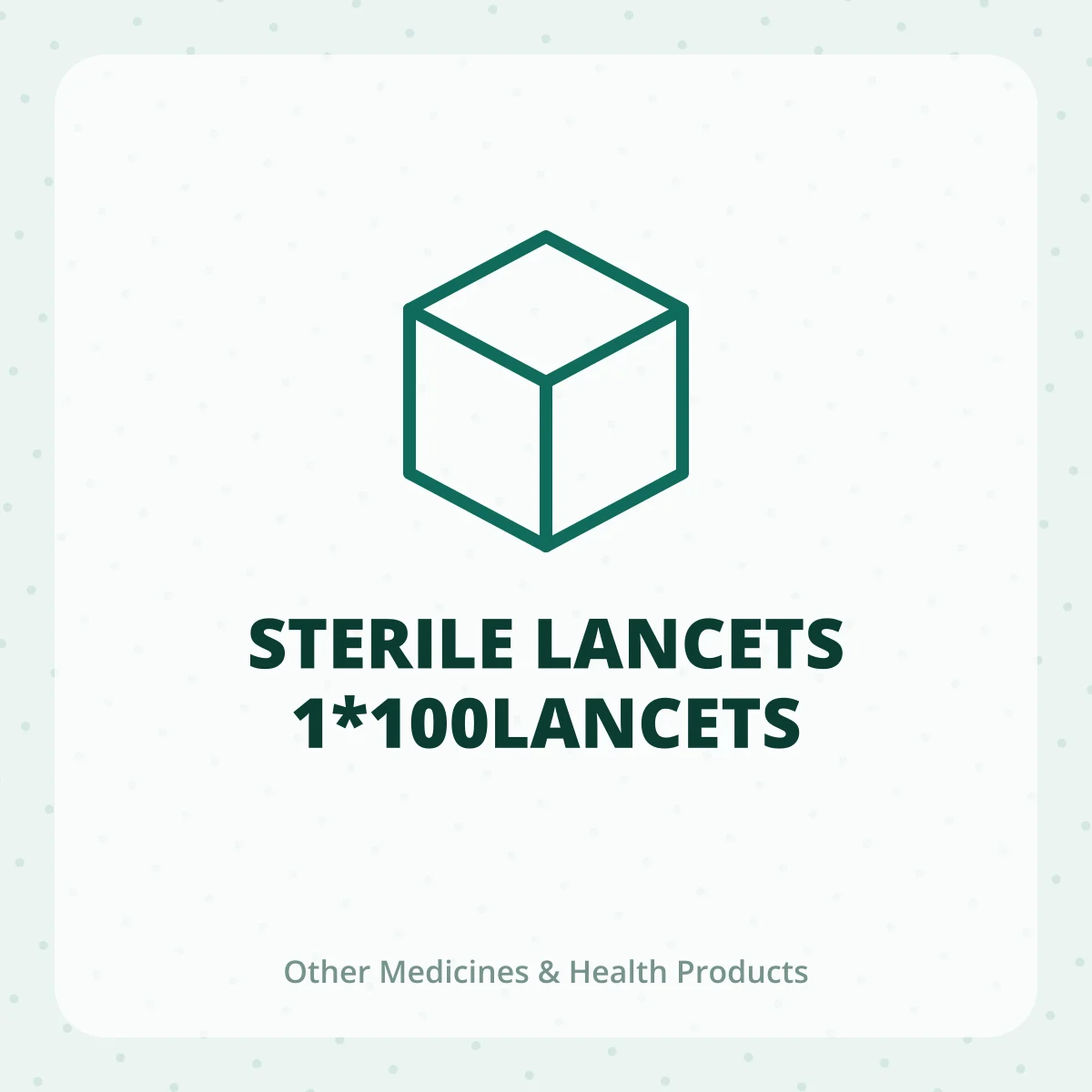 STERILE LANCETS 1*100LANCETS
