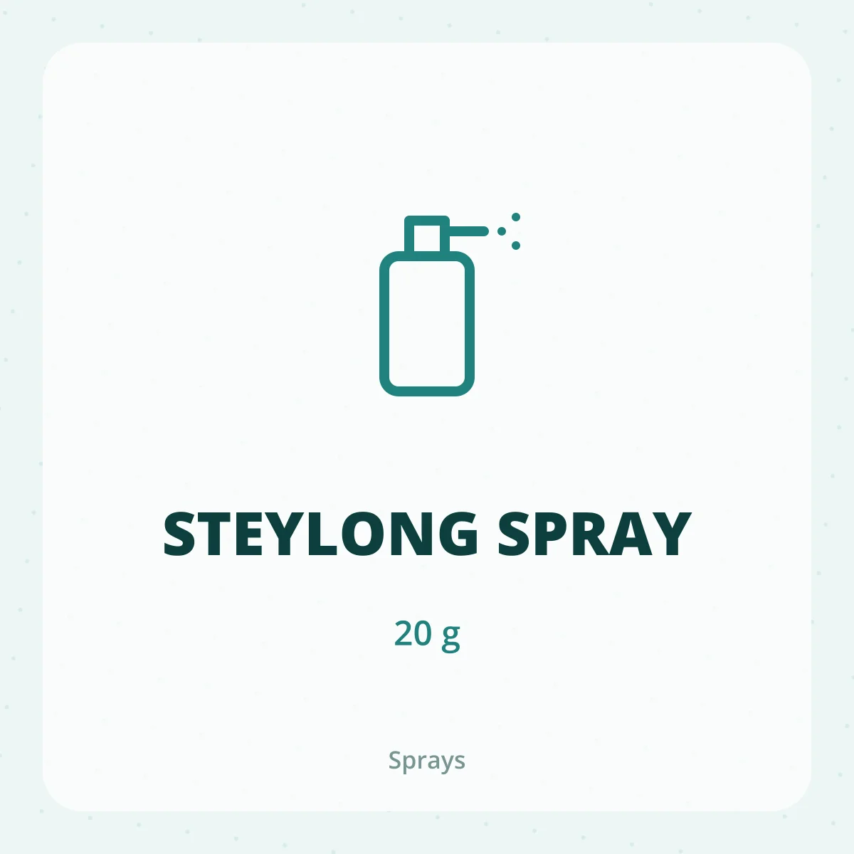 STEYLONG SPRAY 1*20GM