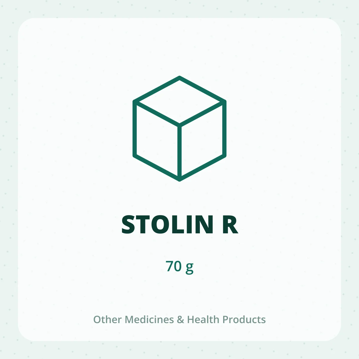 STOLIN R 1X70GM