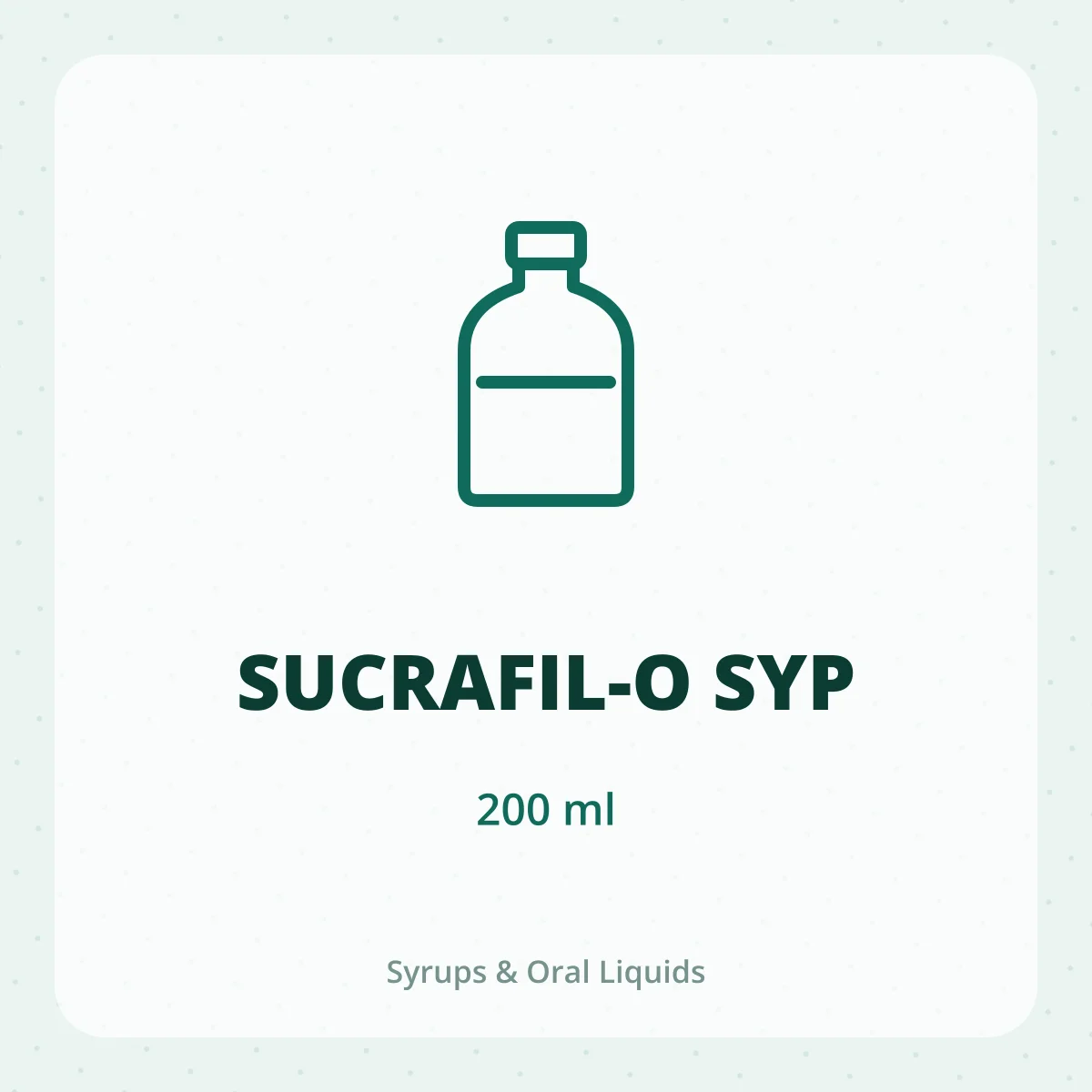 SUCRAFIL-O SYP 1X200ML