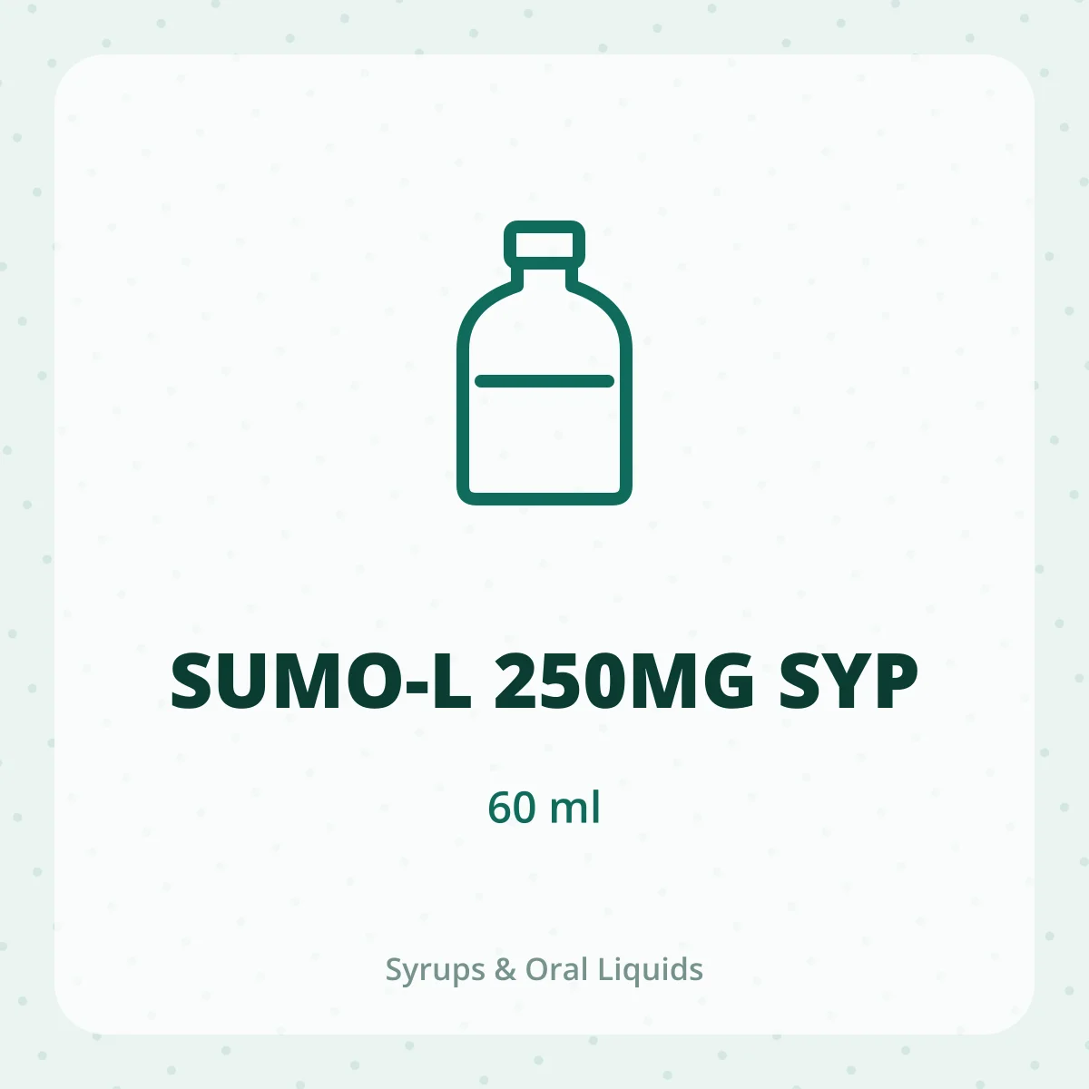 SUMO-L 250MG SYP 1X60ML