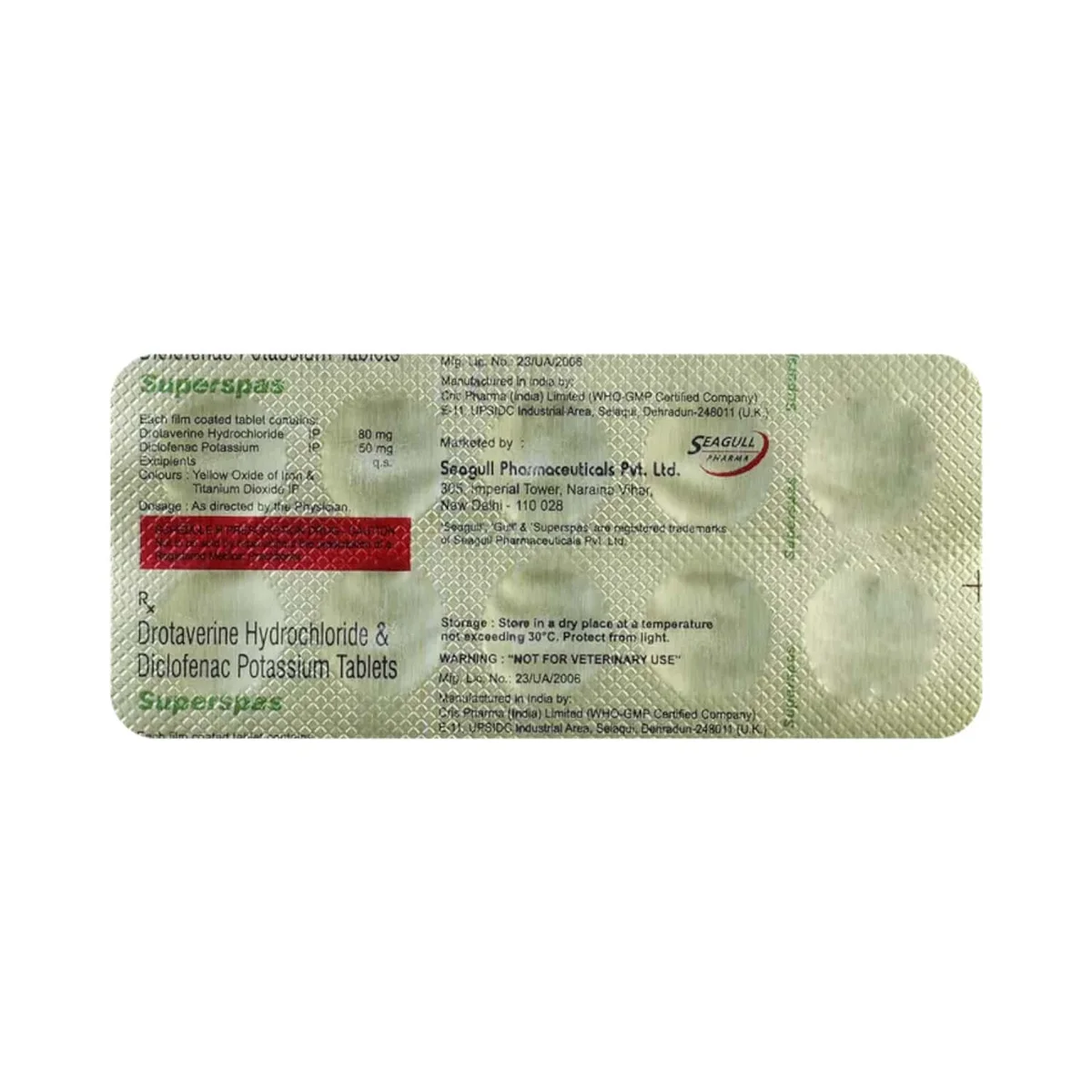 SUPERSPAS TAB 1X10