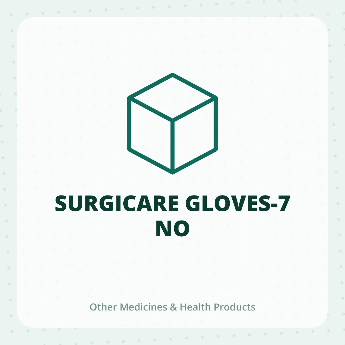 SURGICARE GLOVES-7 NO 1X1