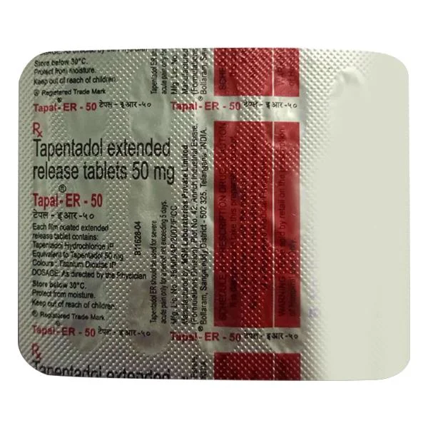 TAPAL ER 50MG TAB 1X15