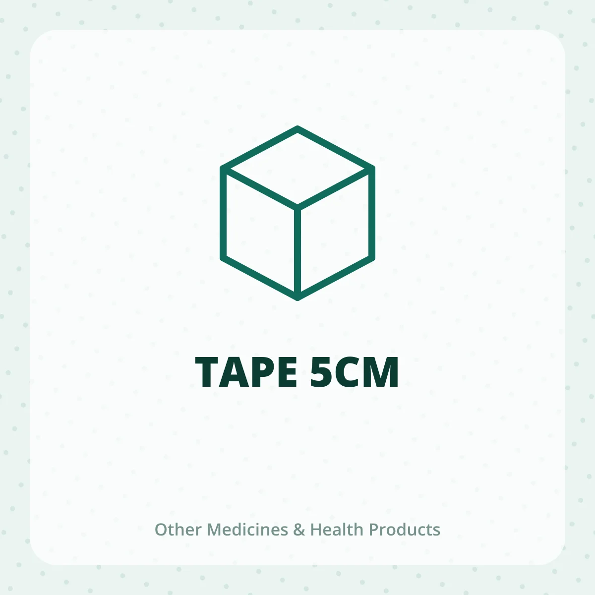 TAPE 5CM 1X1