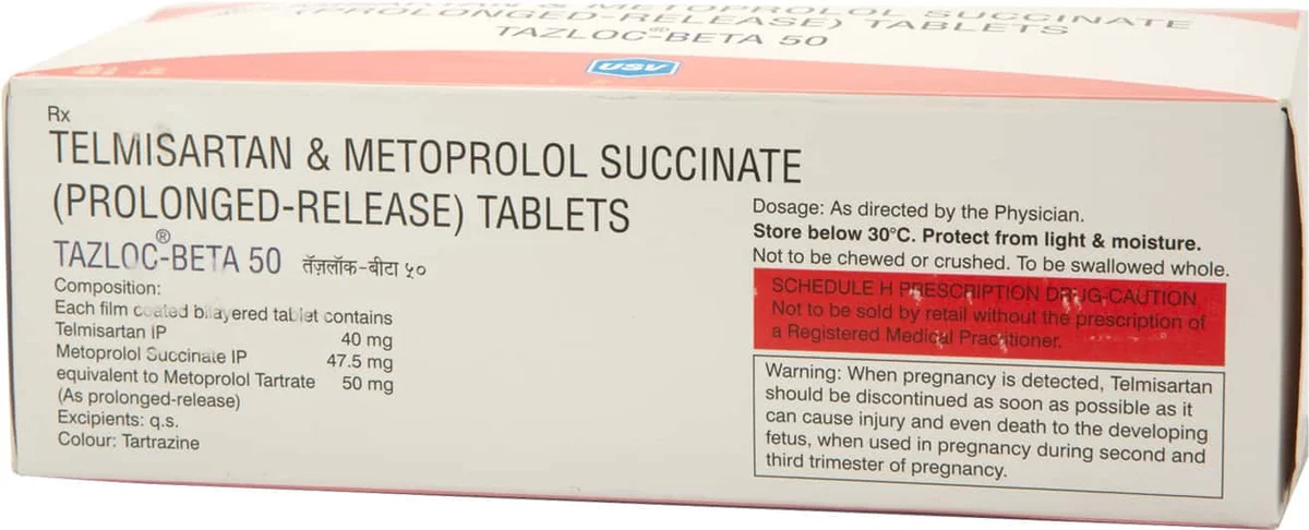 TAZLOC-BETA 50MG TAB 1X10
