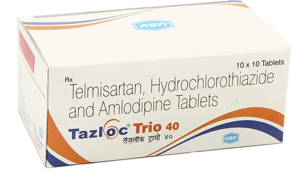 TAZLOC TRIO 40MG TAB 1X10