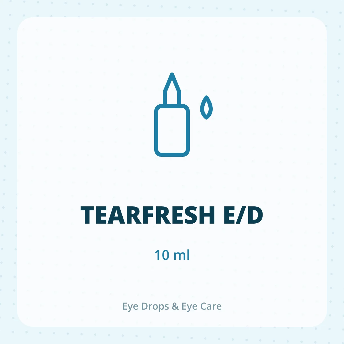 TEARFRESH E/D 1X10ML