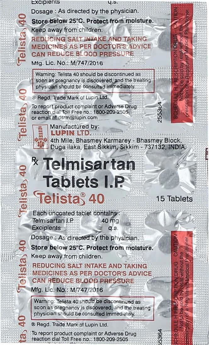 TELISTA-40MG TAB 1X15