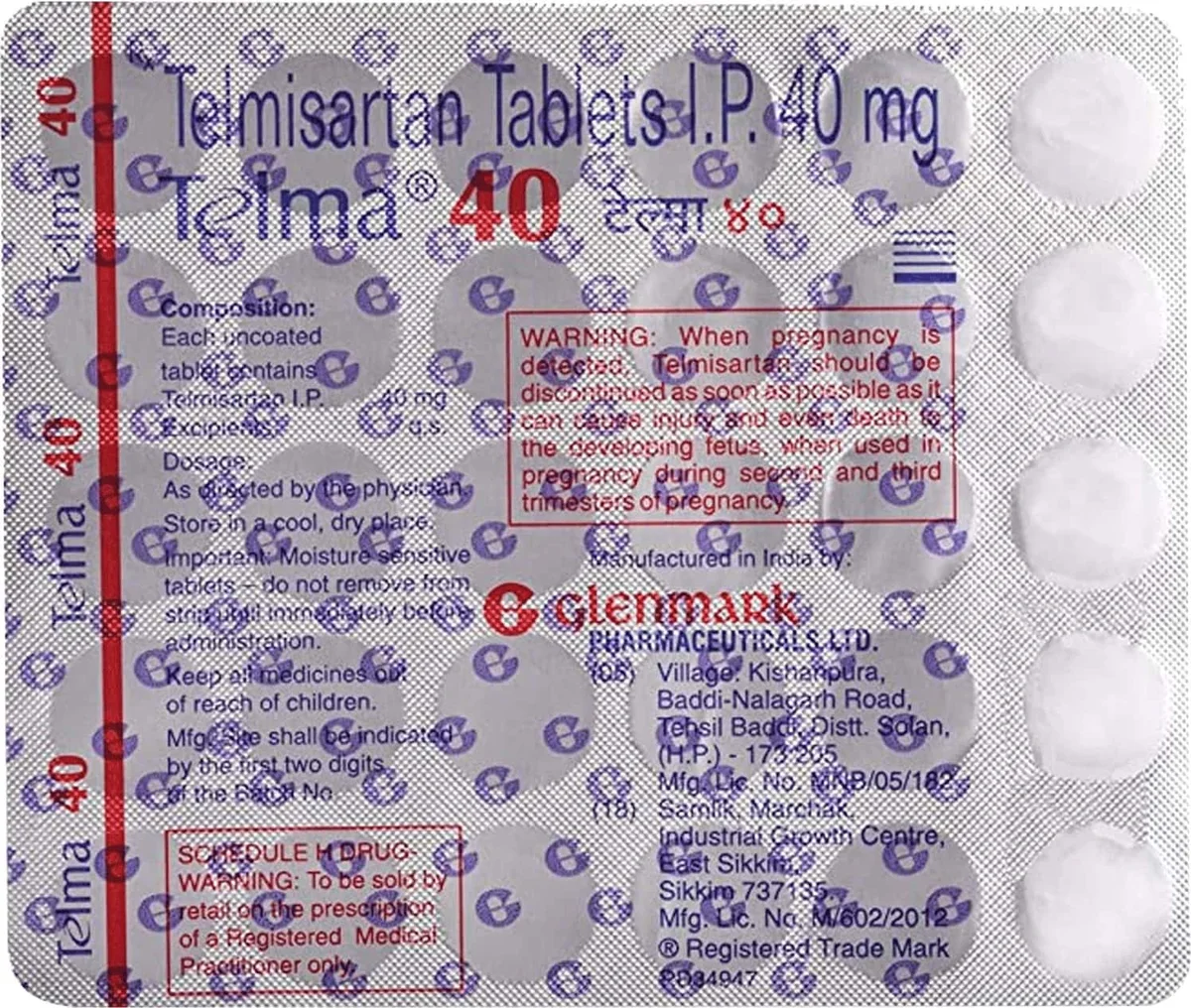 TELMA 40 TAB 1X30