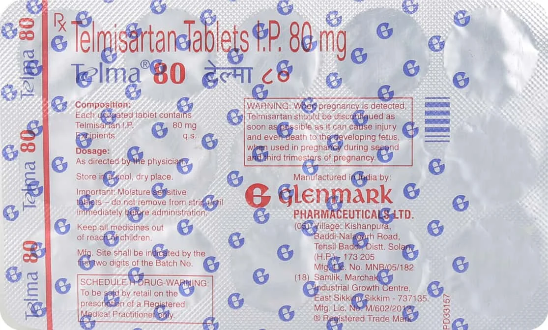 TELMA-80MG TAB 1X15