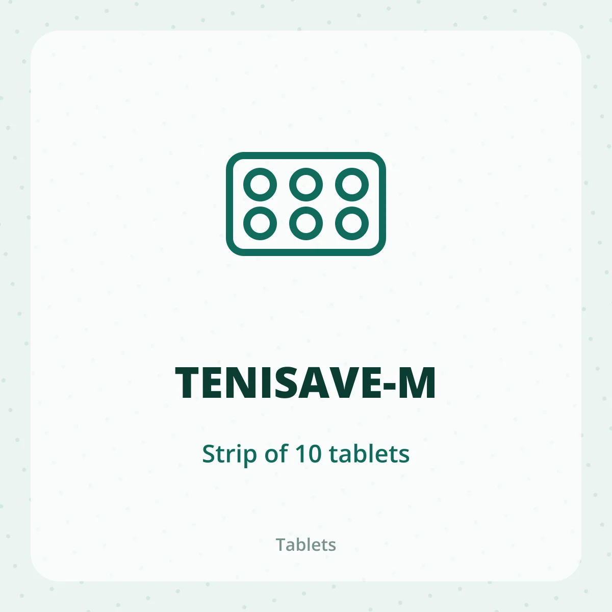 TENISAVE-M 1X10