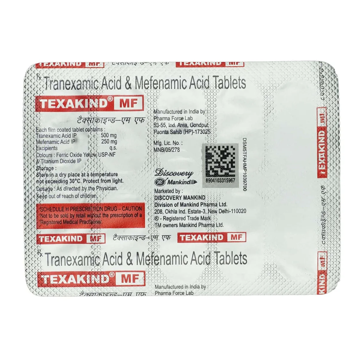 TEXAKIND MF TAB 1X10