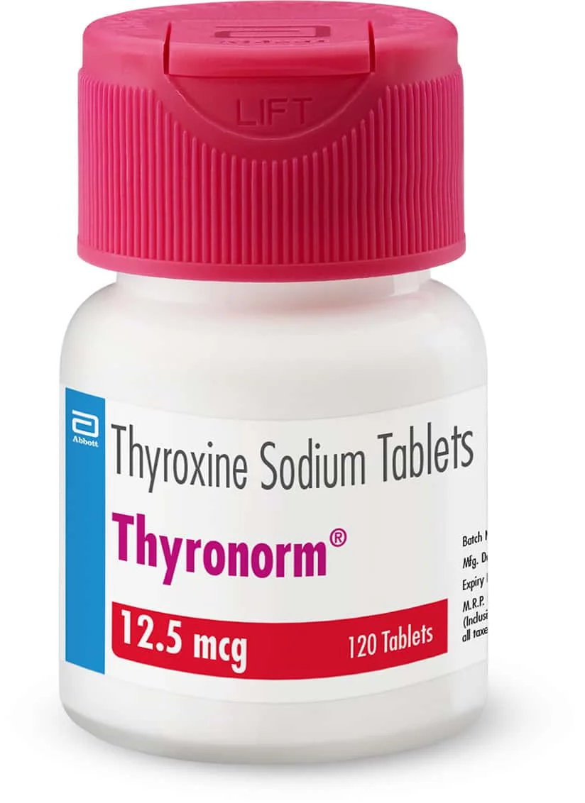 THYRONORM 12.5MCG TAB 1X120