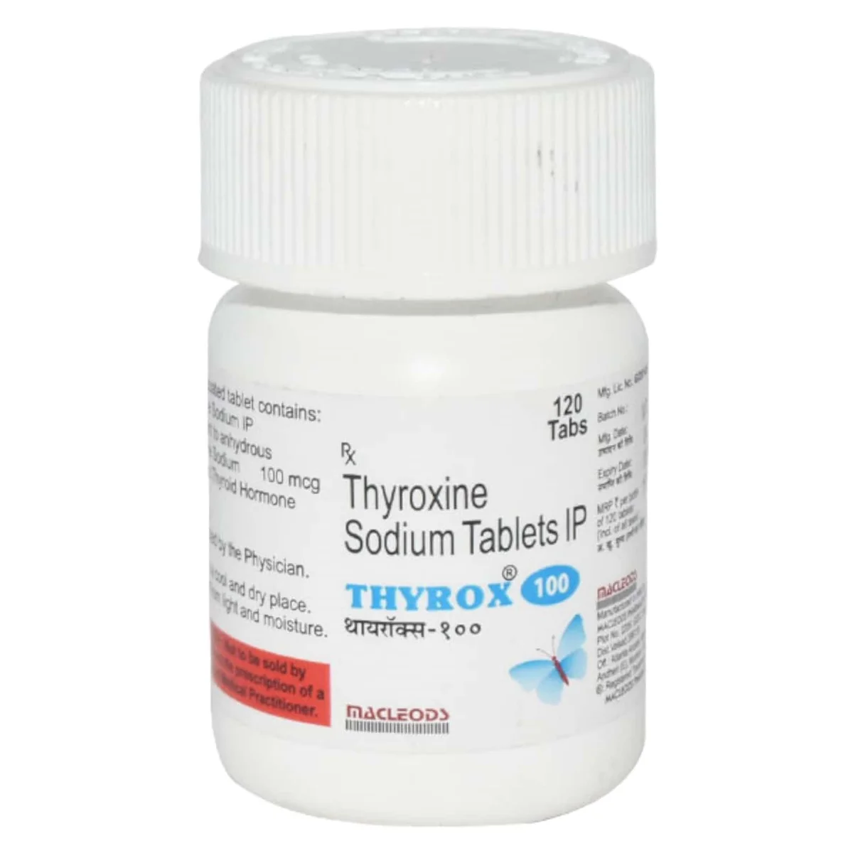 THYROX-100MG TAB 1X120