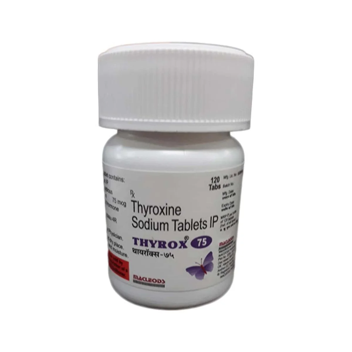 THYROX-75MG TAB 1X120