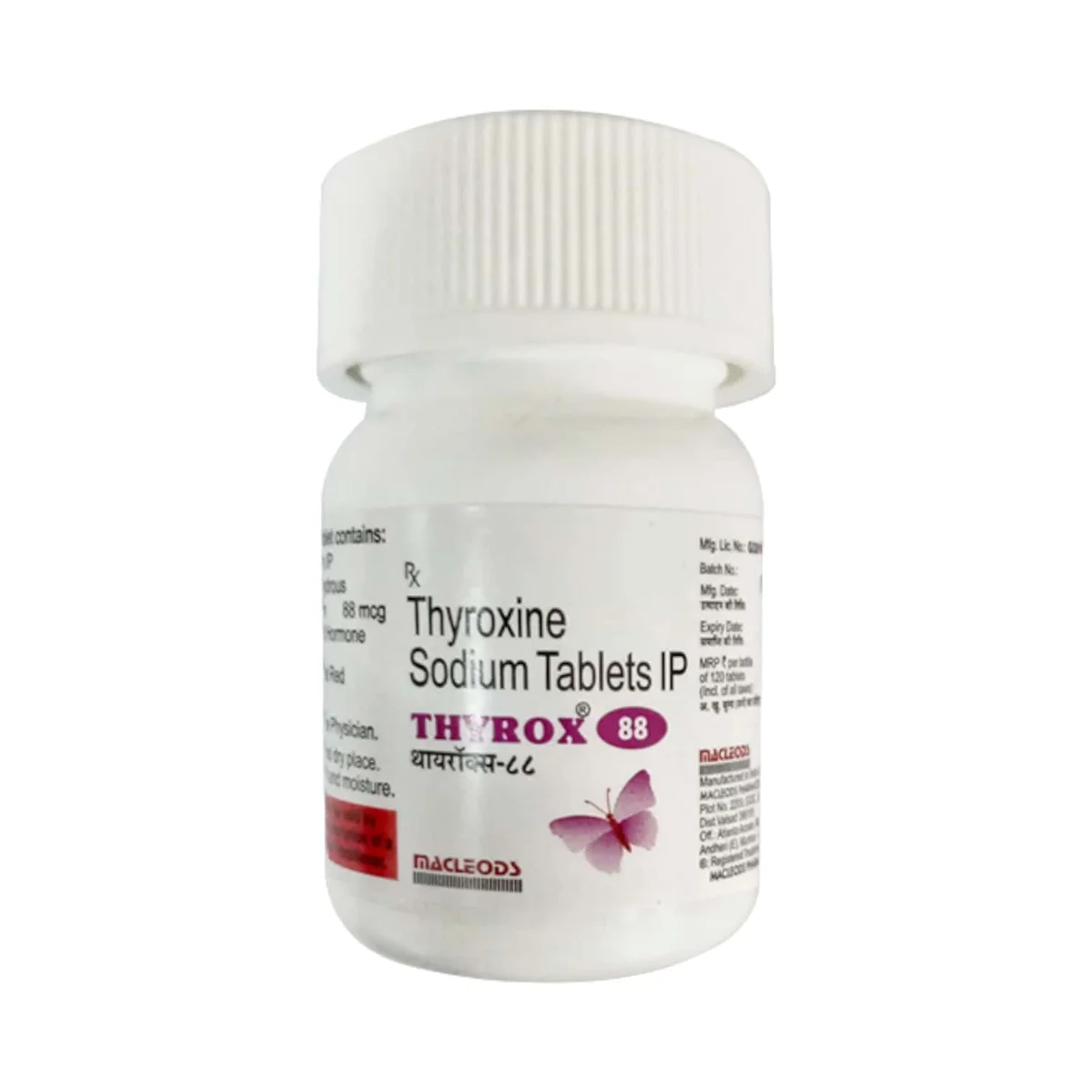 THYROX 88MG TAB 1X120