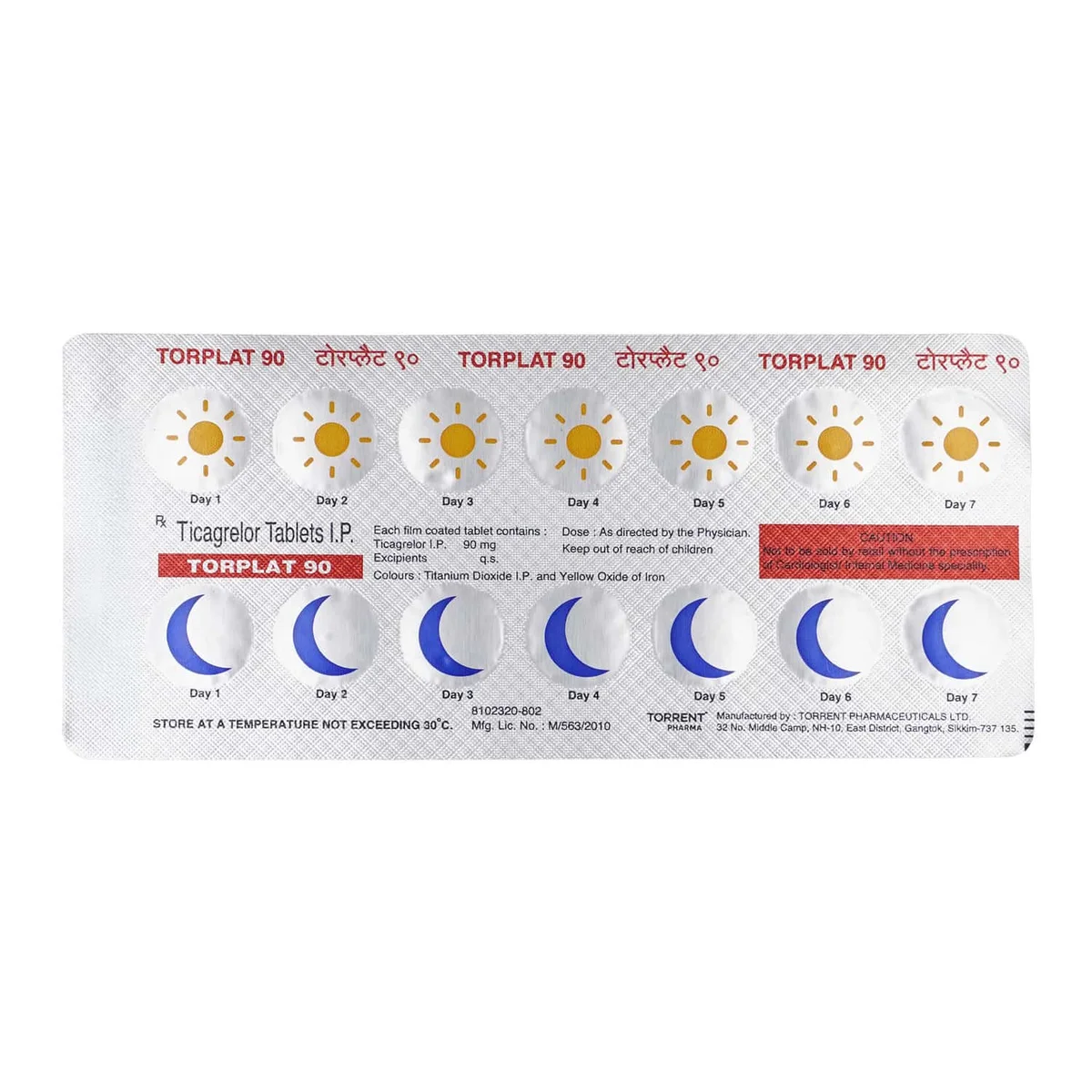 TORPLAT-90MG TAB 1X14