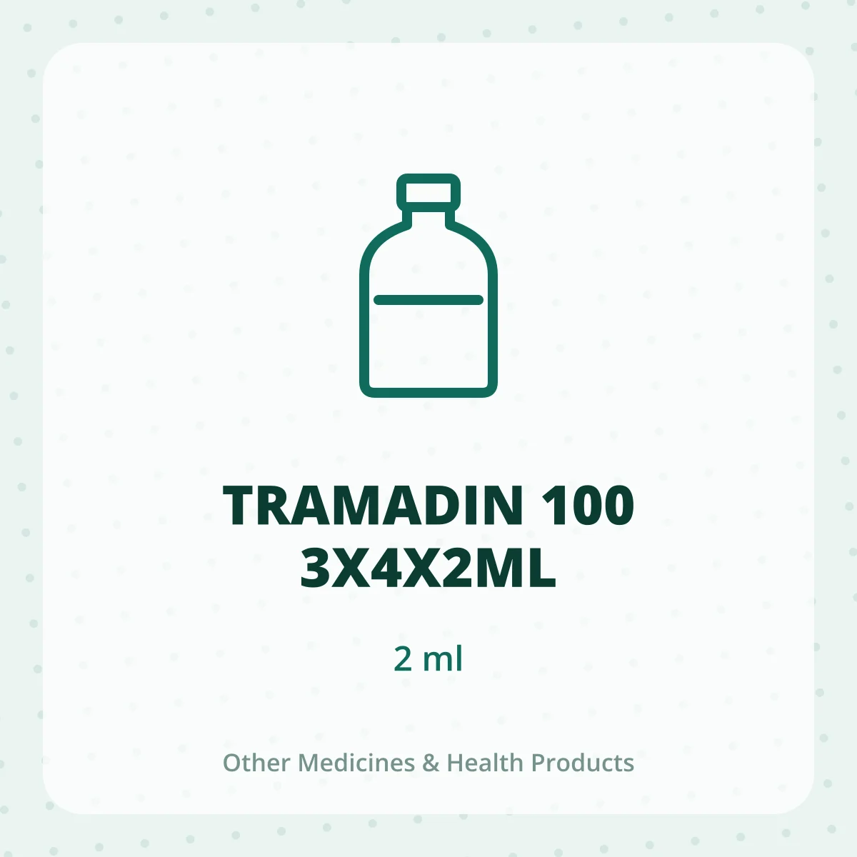 TRAMADIN 100 3X4X2ML