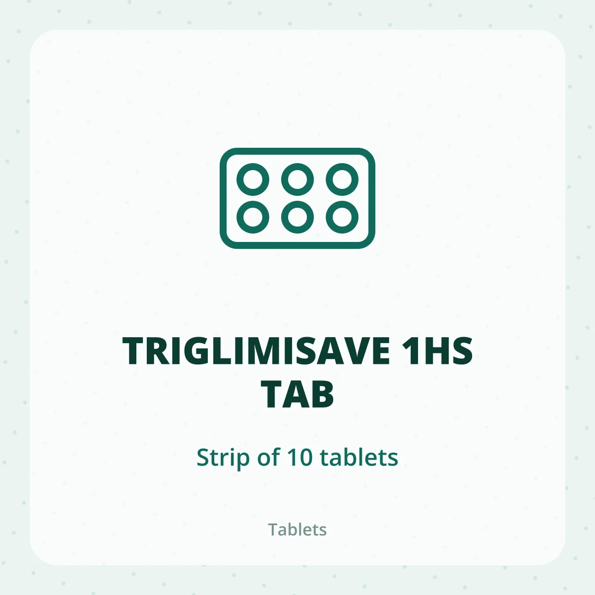 TRIGLIMISAVE 1HS TAB 1X10