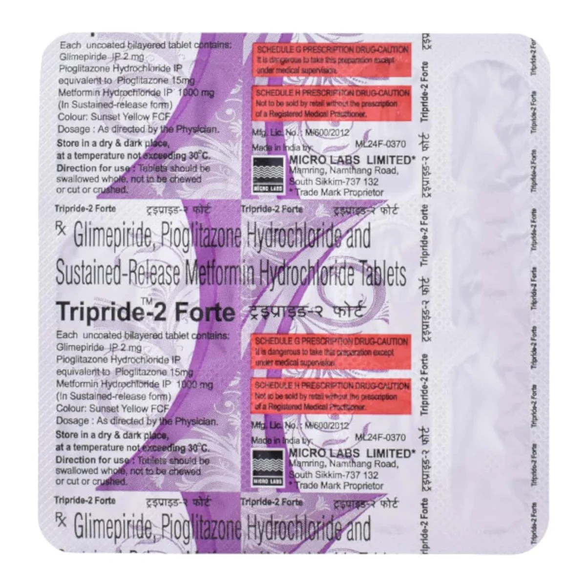 TRIPRIDE 2 FORTE TAB 1X15