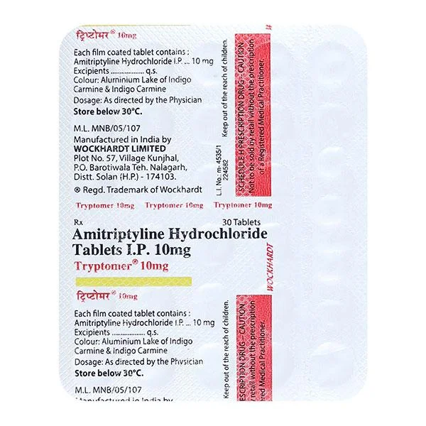 TRYPTOMER-10MG TAB 1X30