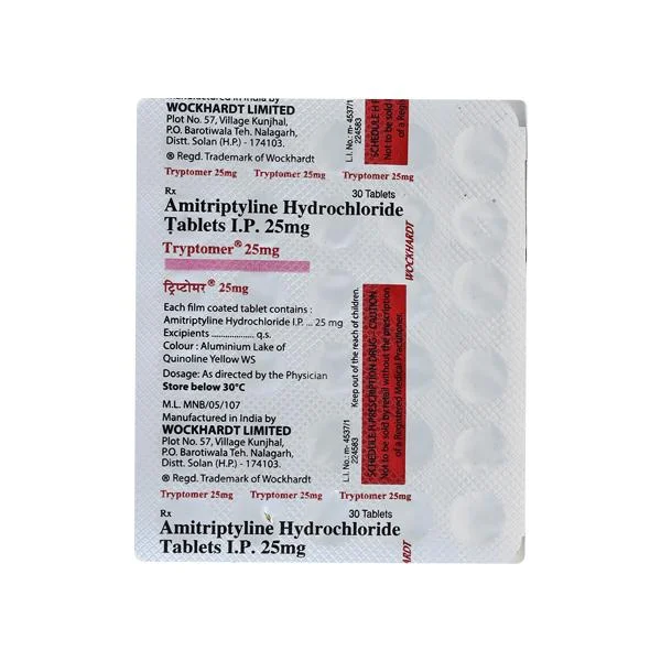 TRYPTOMER 25MG TAB 1X30