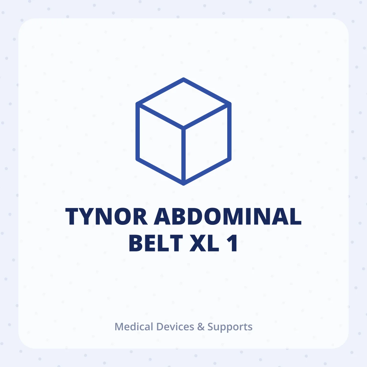 TYNOR ABDOMINAL BELT XL 1